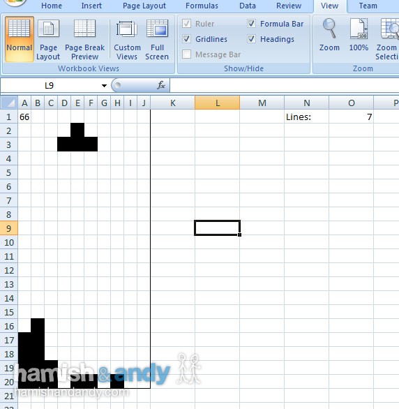 Play Tetris in Excel | Hamish & Andy